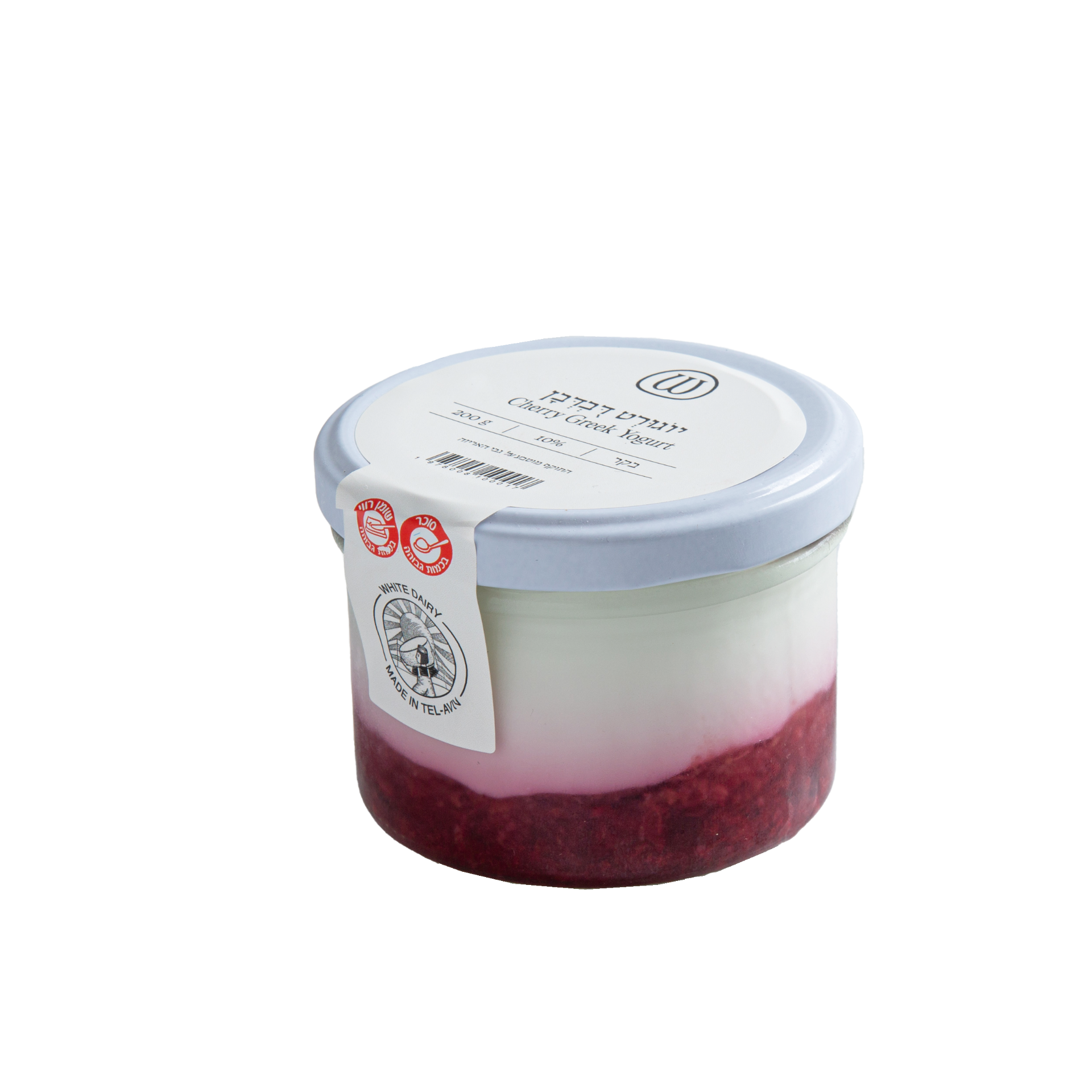 Cherry Greek Yogurt 10% - White Dairy