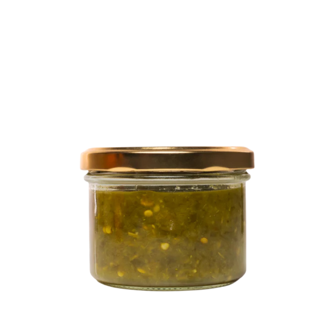 Fermented green spicy spread