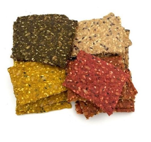 Spelt & flax seeds crackers