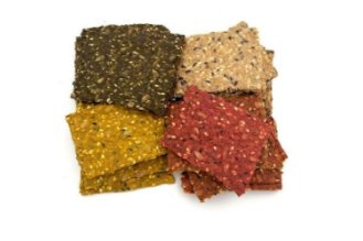 Spelt & flax seeds crackers